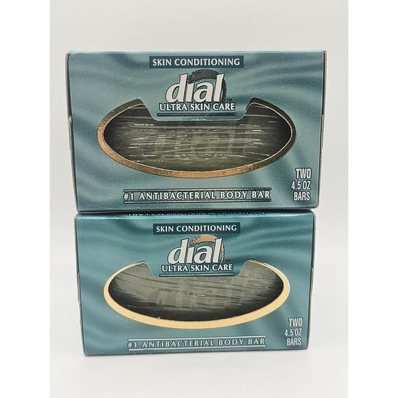 Dial Bar Soap Ultra Skin Care Antibacterial 4 Bars 4.5 oz. ea Vintage 1995 - Picture 1 of 5